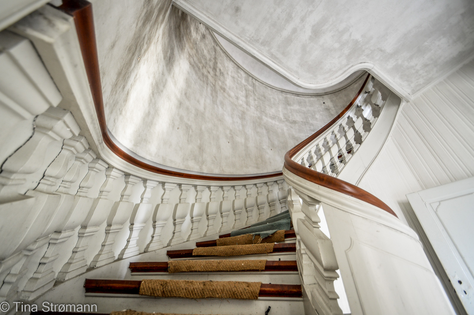 Villa med udsigt, den hvide trappe, Danmark