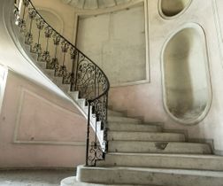 Palæ, den lyserøde trappe, Italien